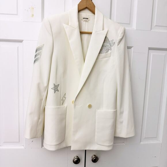 Zadig & Voltaire Visko Strass Jacket (Size 38) - Picture 5 of 16